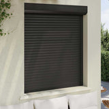 Vidaxl Roller Shutter 110x130 cm aluminium Antracitt -farget