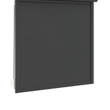 VIDAXL Roller Shutter 130x140 cm Aluminium -Anthrazit -ausgelöst