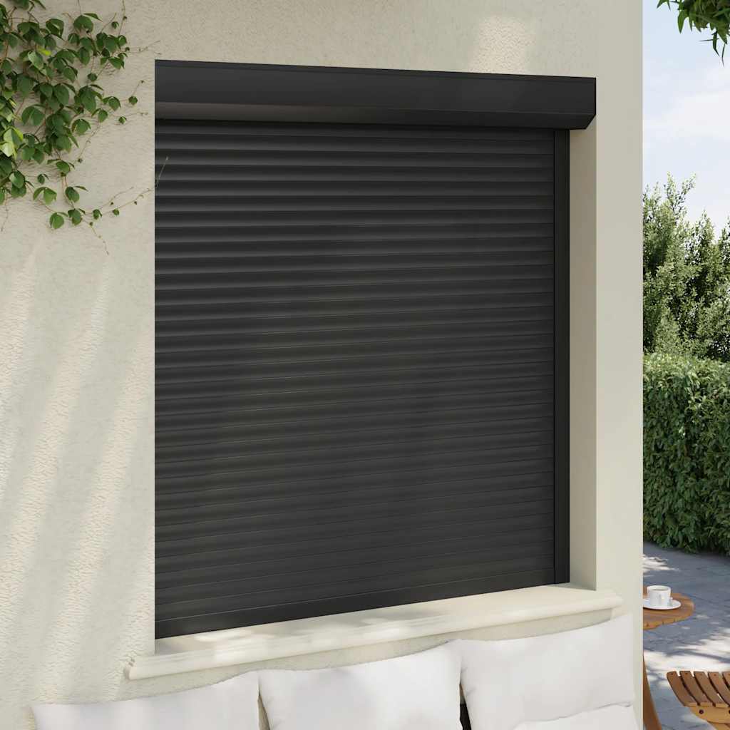 Vidaxl Roller Shutter 130x140 cm hliníkový antracity -