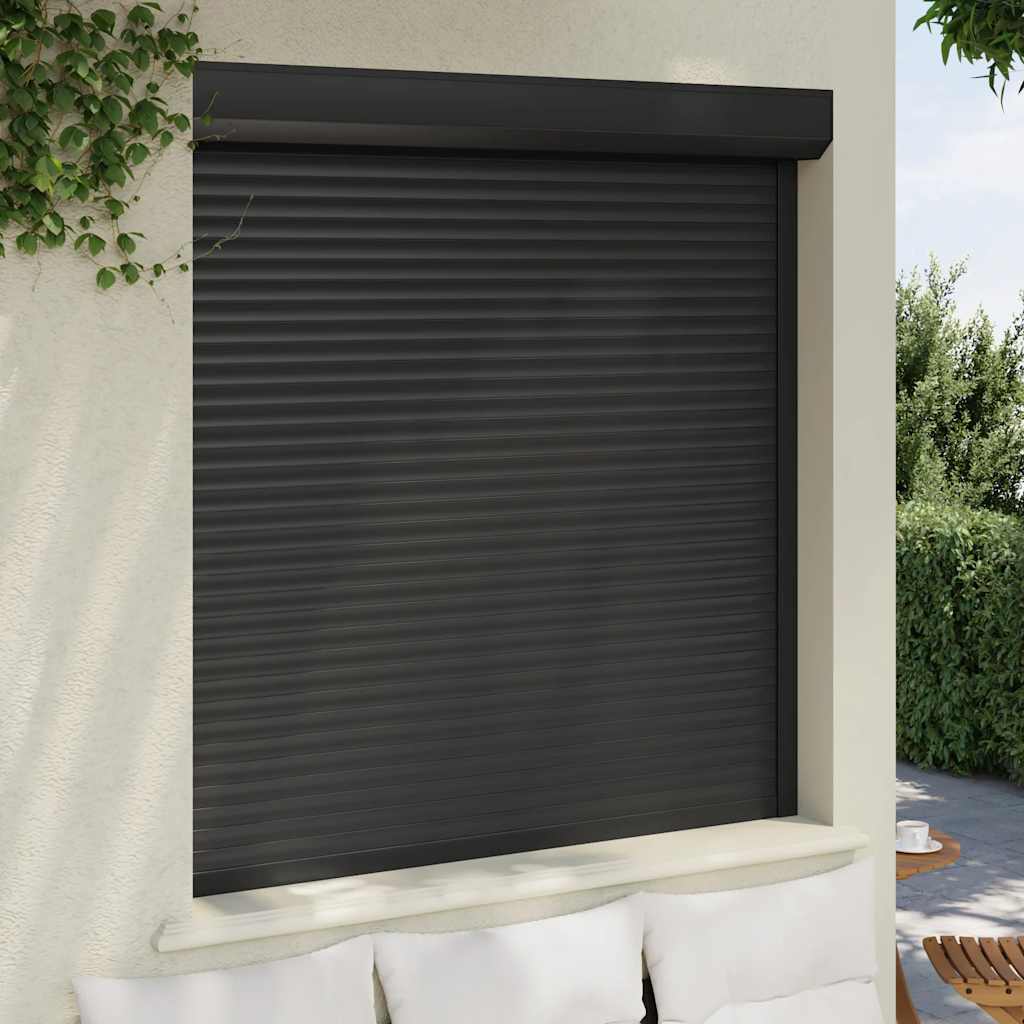 Vidaxl roller shutter 140x150 cm aluminum anthracite colored