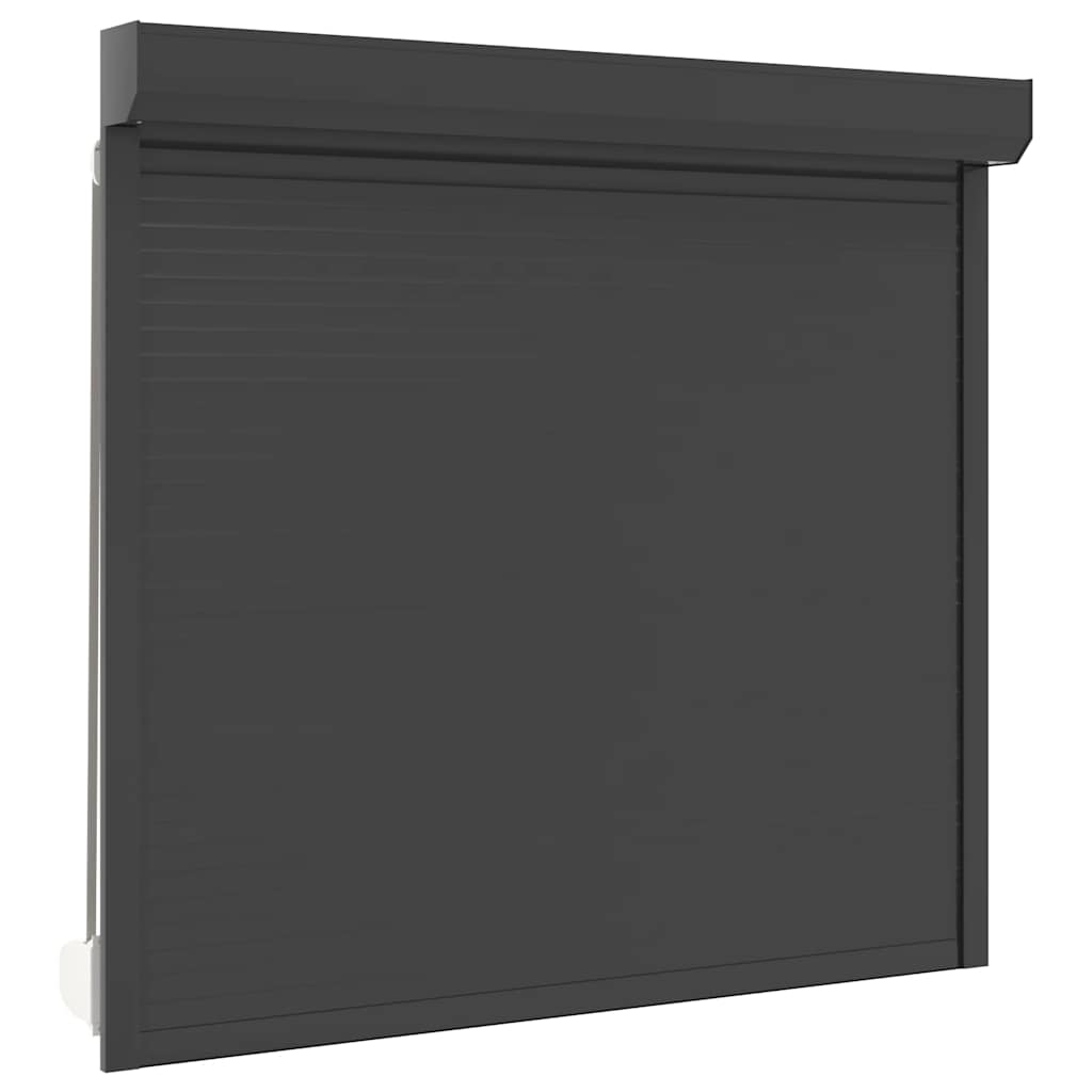 Vidaxl Roller Shutter 160x150 cm Aluminium Antracit -farvet