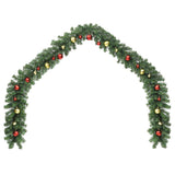 Vidaxl kerstslinger versierd met kerstballen 20 m