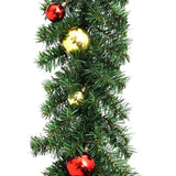 Vidaxl kerstslinger versierd met kerstballen 20 m