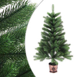Vidaxl kunstkerstboom met levensechte naalden 65 cm groen