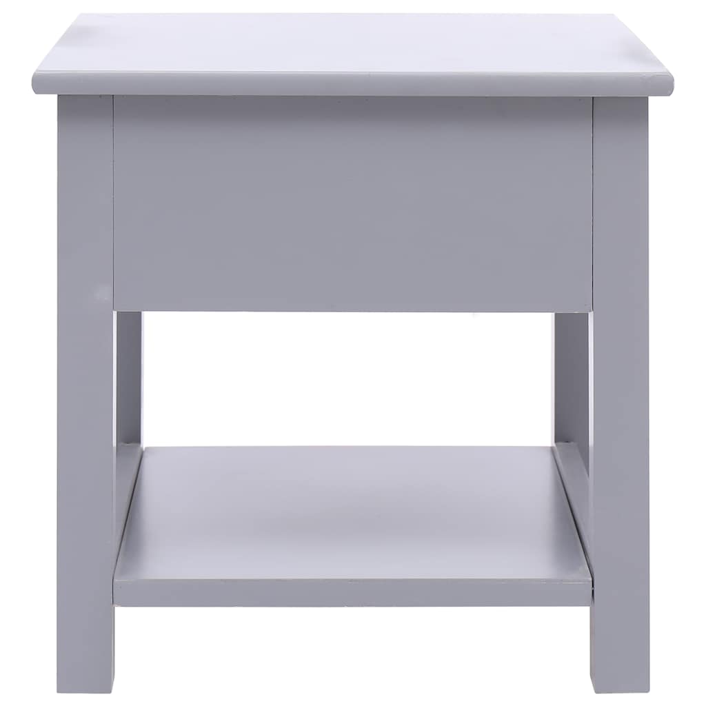 Vidaxl bijzettafel 40x40x40 cm paulowniahout grijs