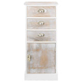 Vidaxl bijzetkast 38x28x86 cm paulowniahout
