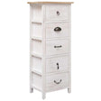 Vidaxl bijzetkast 35x25x87 cm paulowniahout