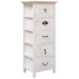 Vidaxl bijzetkast 35x25x87 cm paulowniahout
