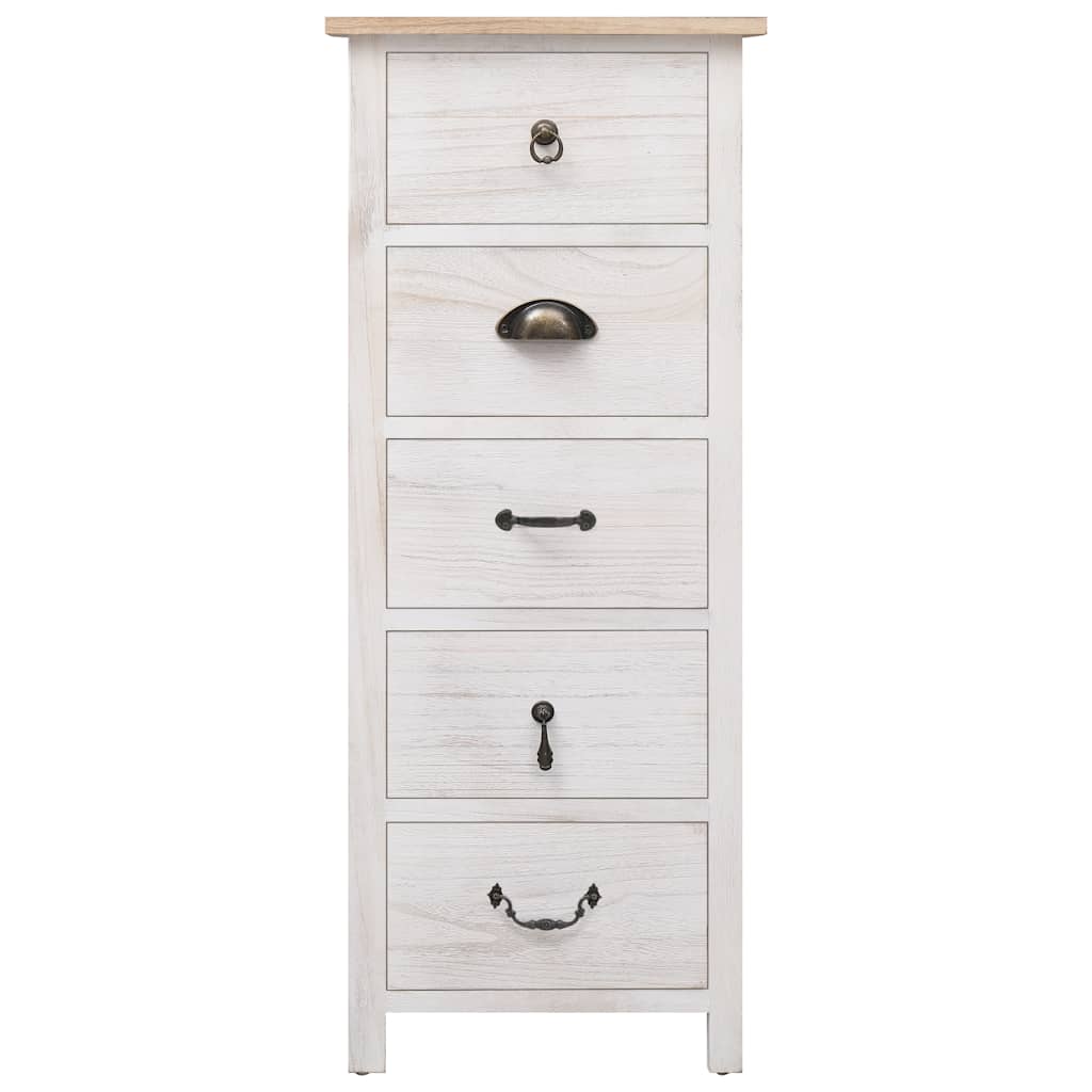 Vidaxl bijzetkast 35x25x87 cm paulowniahout
