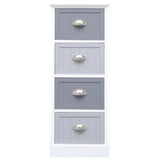 Vidaxl bijzetkast 35x30x90 cm paulowniahout