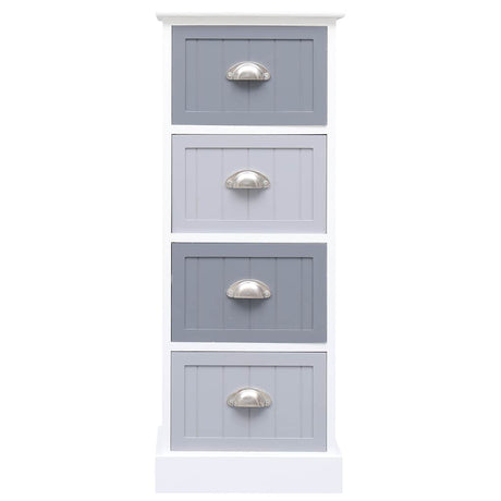 Vidaxl bijzetkast 35x30x90 cm paulowniahout