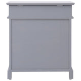 Vidaxl Shoe Cabinet 50x28x58 cm Paulowniahout Gray