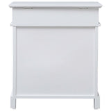 Gabinete de zapatos Vidaxl 50x28x58 cm Paulowniahout White