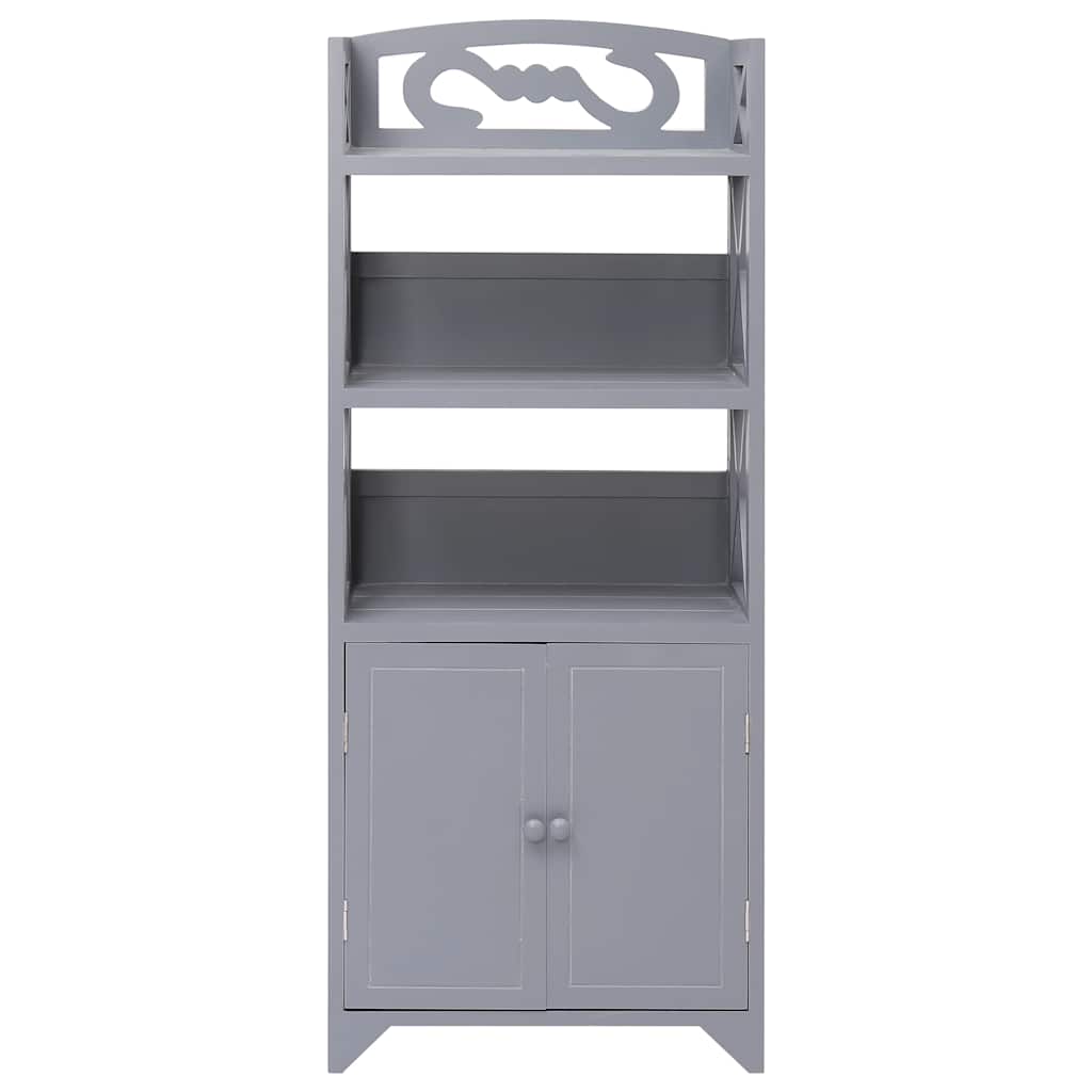 Vidaxl badkamerkast 46x24x116 cm paulowniahout grijs