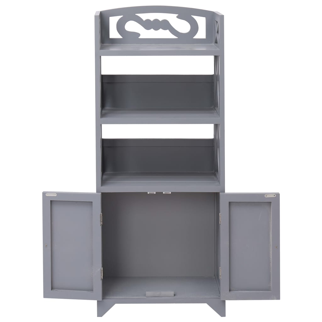 Vidaxl badkamerkast 46x24x116 cm paulowniahout grijs