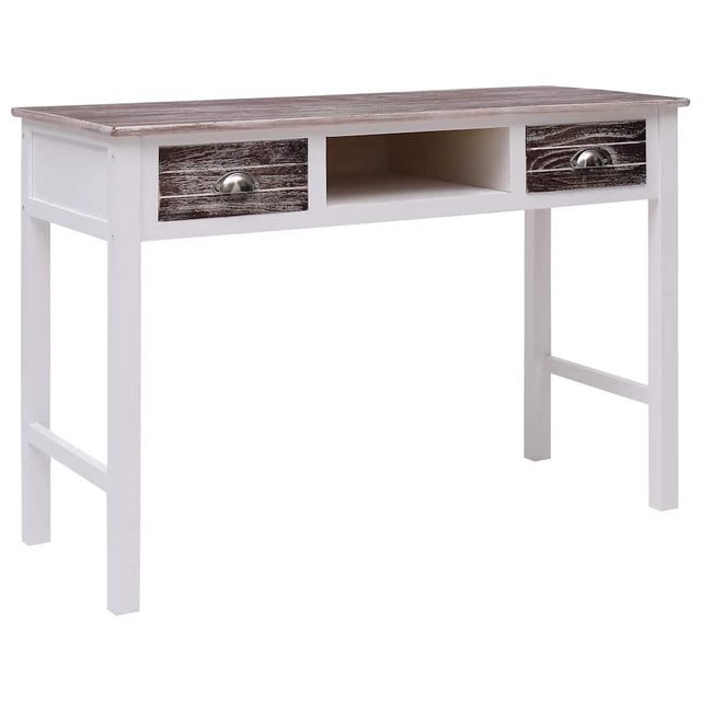 Vidaxl schrijftafel 110x45x76 cm hout bruin