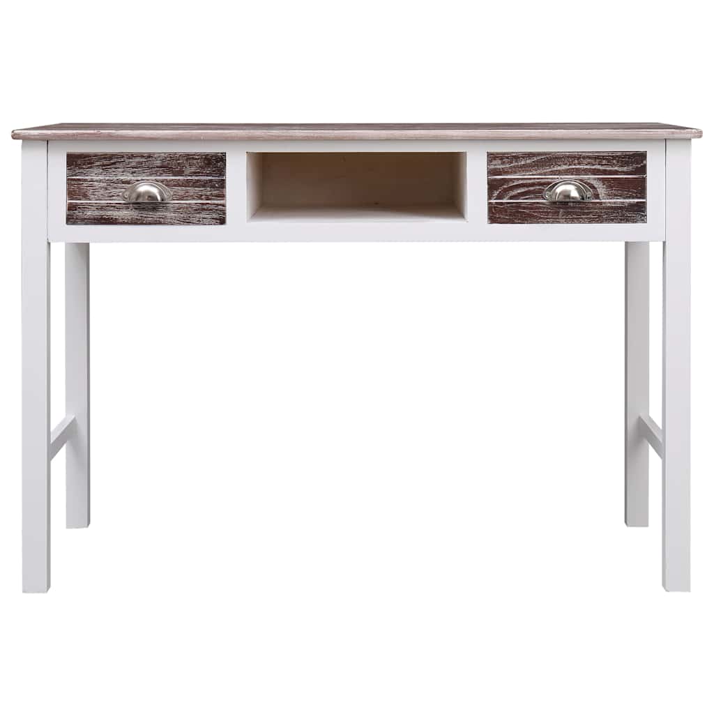Vidaxl schrijftafel 110x45x76 cm hout bruin