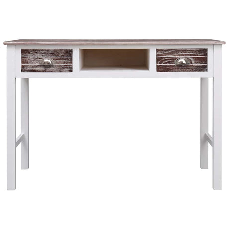 Vidaxl schrijftafel 110x45x76 cm hout bruin