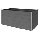 Vidaxl Planter hævet 200x100x91 cm HKC Gray