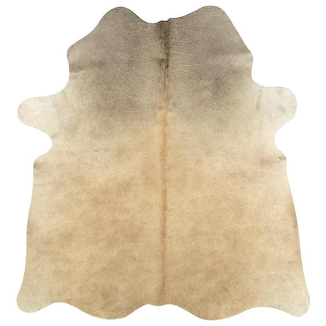 Vidaxl vloerkleed 150x170 cm echte runderhuid beige
