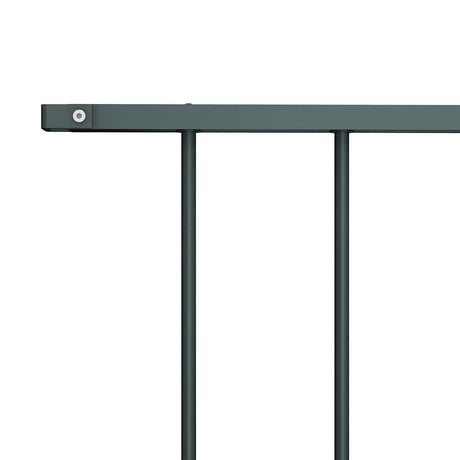 Vidaxl schuttingpaneel gepoedercoat staal 1,63x1,25 m antraciet