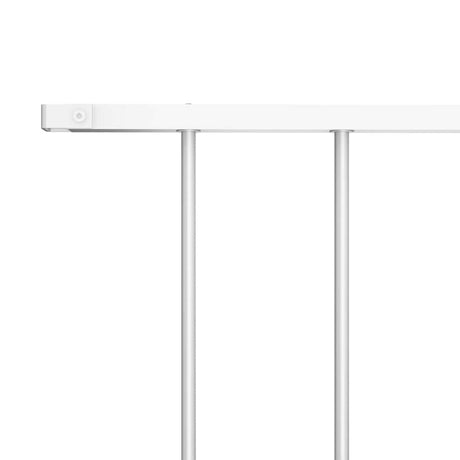 Vidaxl schuttingpaneel woerden gepoedercoat staal 163x100 cm wit