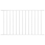 Vidaxl schuttingpaneel gepoedercoat staal 1,63x1,25 m wit