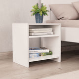 Vidaxl nachtkastjes 2 st 40x30x40 cm bewerkt hout wit