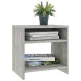 Vidaxl nachtkastjes 2 st 40x30x40 cm bewerkt hout betongrijs