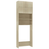 Vidaxl Wäschmaschinn Cupboard 64X25,5x19 CM Prozess CMA Sonoma Oakma -colored