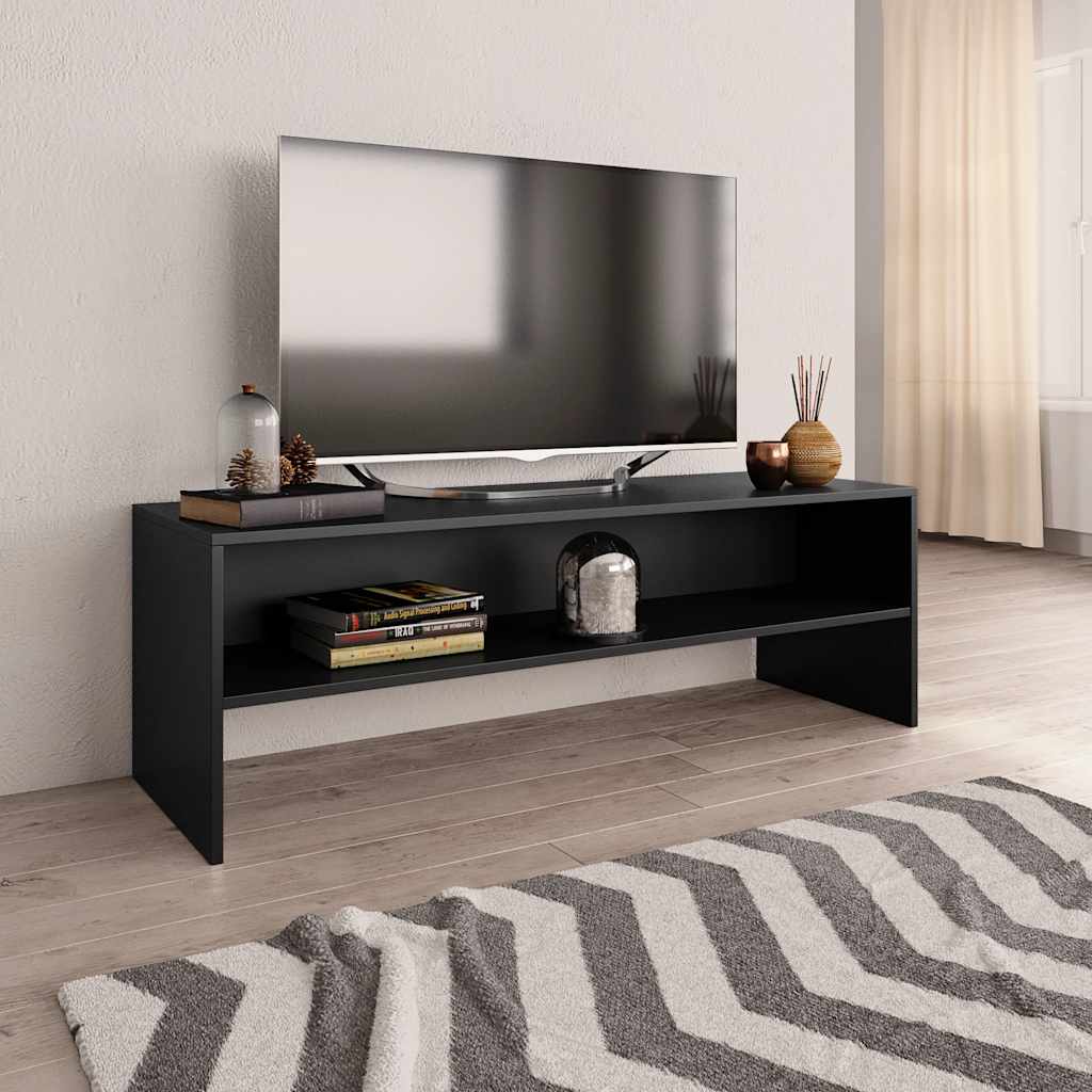Vidaxl tv-meubel 120x40x40 cm bewerkt hout zwart