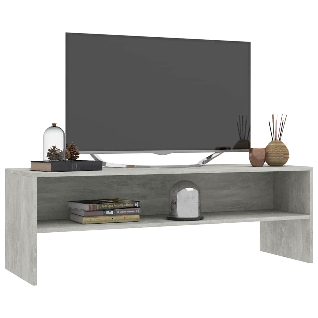 Vidaxl tv-meubel 120x40x40 cm bewerkt hout betongrijs