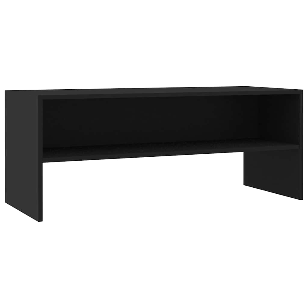 Vidaxl tv-meubel 100x40x40 cm bewerkt hout zwart