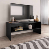 Vidaxl tv-meubel 100x40x40 cm bewerkt hout zwart