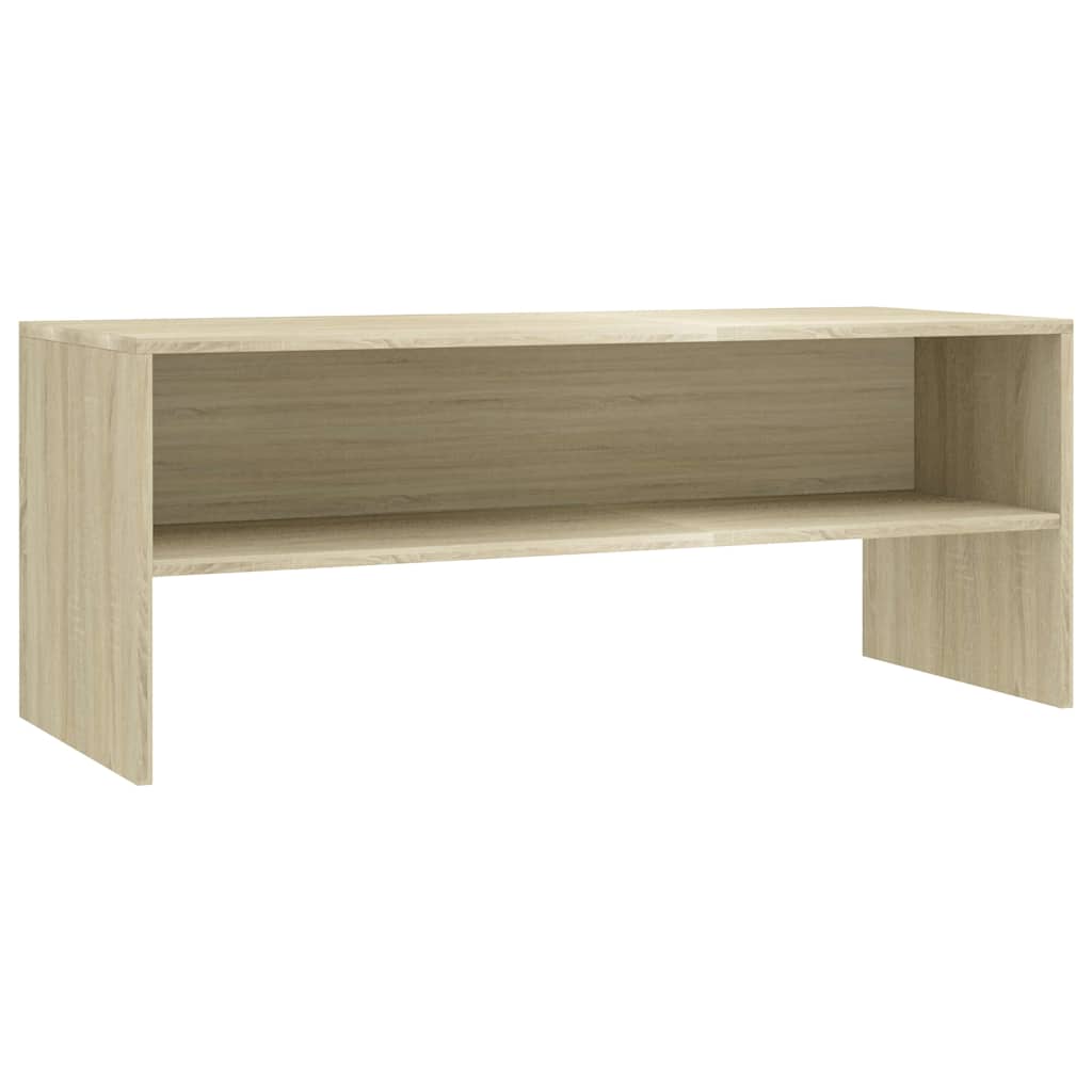 Vidaxl tv-meubel 100x40x40 cm bewerkt hout sonoma eikenkleurig