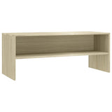 Vidaxl tv-meubel 100x40x40 cm bewerkt hout sonoma eikenkleurig