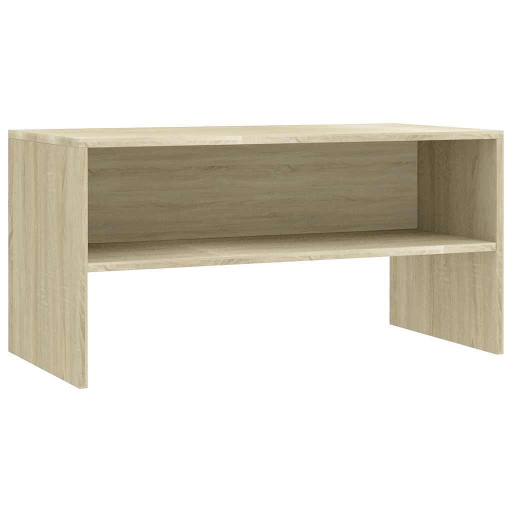 Vidaxl tv-meubel 80x40x40 cm bewerkt hout sonoma eikenkleurig