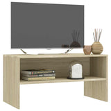 Vidaxl tv-meubel 80x40x40 cm bewerkt hout sonoma eikenkleurig
