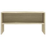 Vidaxl tv-meubel 80x40x40 cm bewerkt hout sonoma eikenkleurig