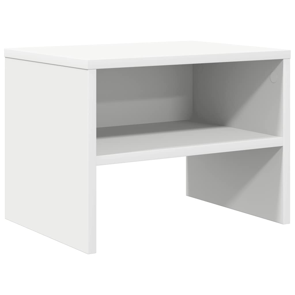 Vidaxl nachtkastje 40x30x30 cm bewerkt hout wit