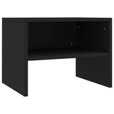Vidaxl nachtkastjes 2 st 40x30x30 cm bewerkt hout zwart