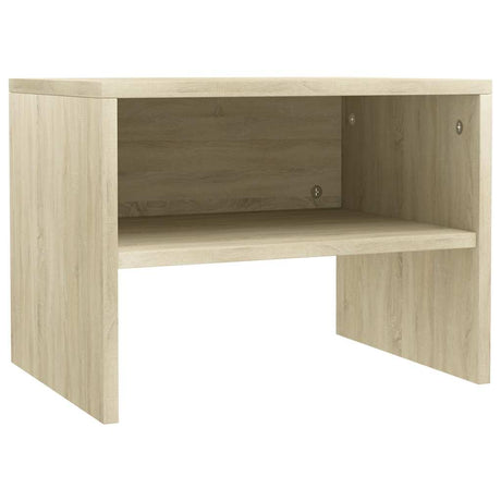 Vidaxl nachtkastjes 2 st 40x30x30 cm bewerkt hout sonoma eikenkleurig