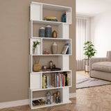 Vidaxl boekenkast kamerscherm 80x24x192 cm bewerkt hout wit