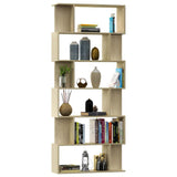 Vidaxl boekenkast kamerscherm 80x24x192 cm bewerkt hout sonoma eiken