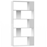 Vidaxl boekenkast kamerscherm 80x24x159 cm bewerkt hout wit