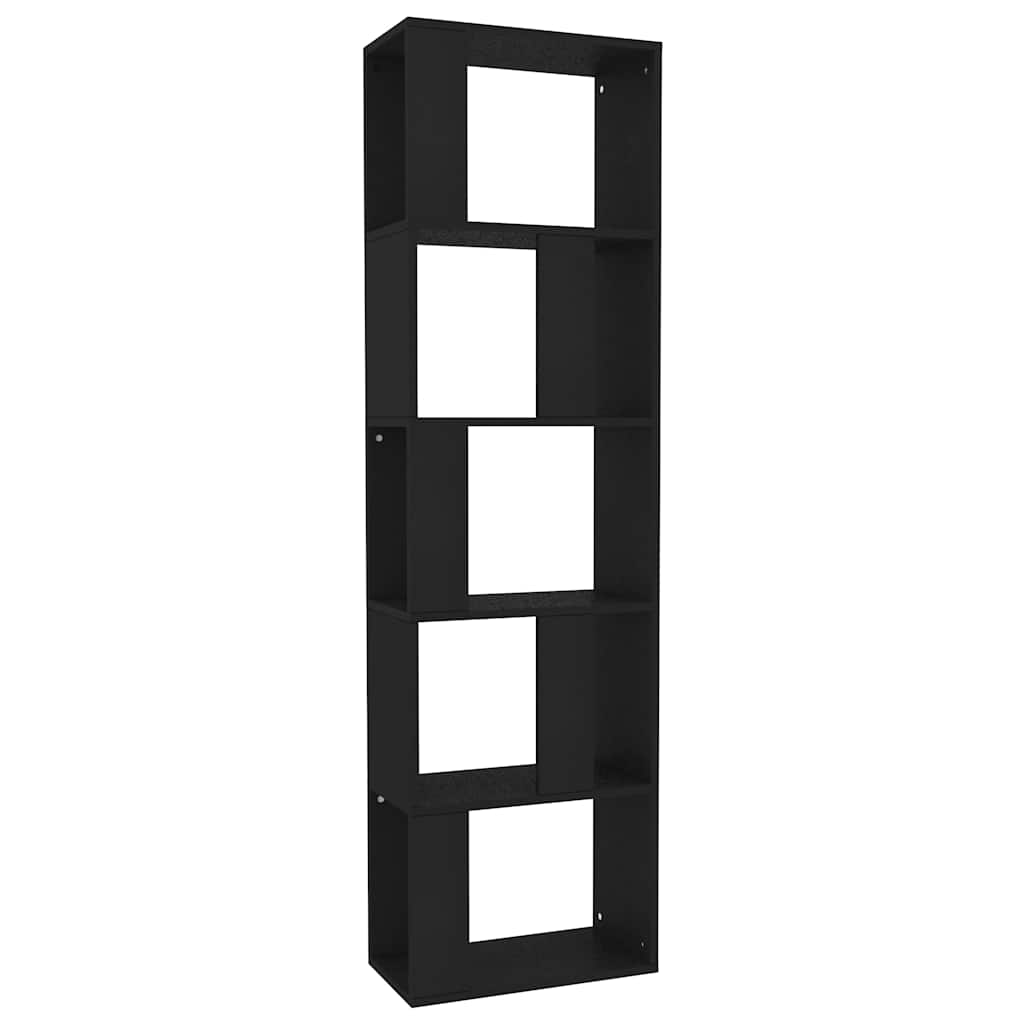 Vidaxl boekenkast kamerscherm 45x24x159 cm bewerkt hout zwart