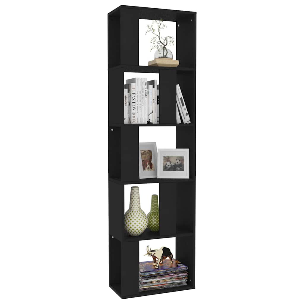 Vidaxl boekenkast kamerscherm 45x24x159 cm bewerkt hout zwart