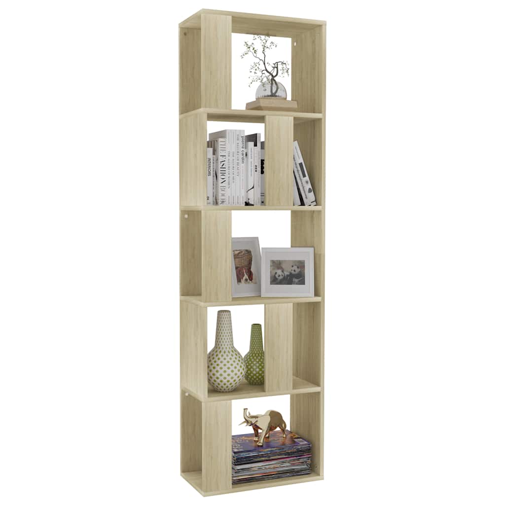 Vidaxl boekenkast kamerscherm 45x24x159 cm bewerkt hout sonoma eiken