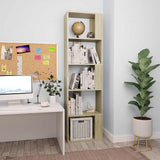 Vidaxl boekenkast kamerscherm 45x24x159 cm bewerkt hout sonoma eiken