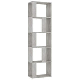 Vidaxl boekenkast kamerscherm 45x24x159 cm bewerkt hout betongrijs